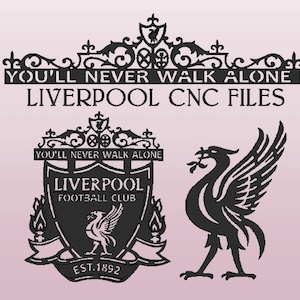 CNC CUTTING FILE - Livepool Designs Bundle Pack - Download Digital Cut Files - Laser, Plasma, Router Dxf, Wall Art Decor