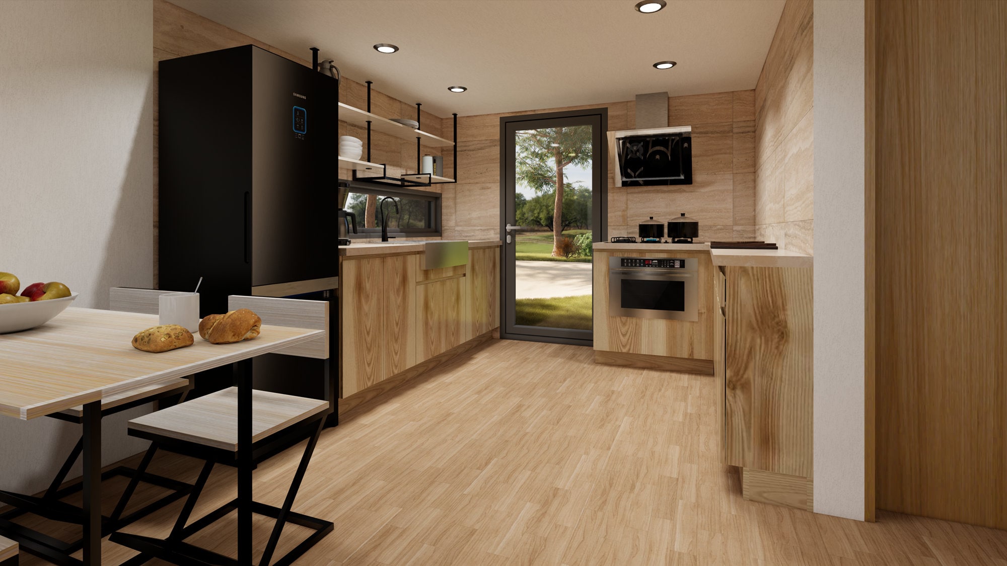 Modern Small Cabin Plan: Tiny House Design (PDF, Render) - Etsy