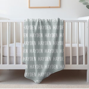 Personalized Name Custom Blanket for Baby/Kids/Youth/Adult, Personalized Velveteen Blanket, Custom Gift for anyone,