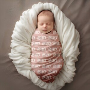 Custom Baby Name Swaddle, Newborn Personalized Swaddle, Hospital Blanket, Baby Shower Gift, Custom Baby Gift for new mom
