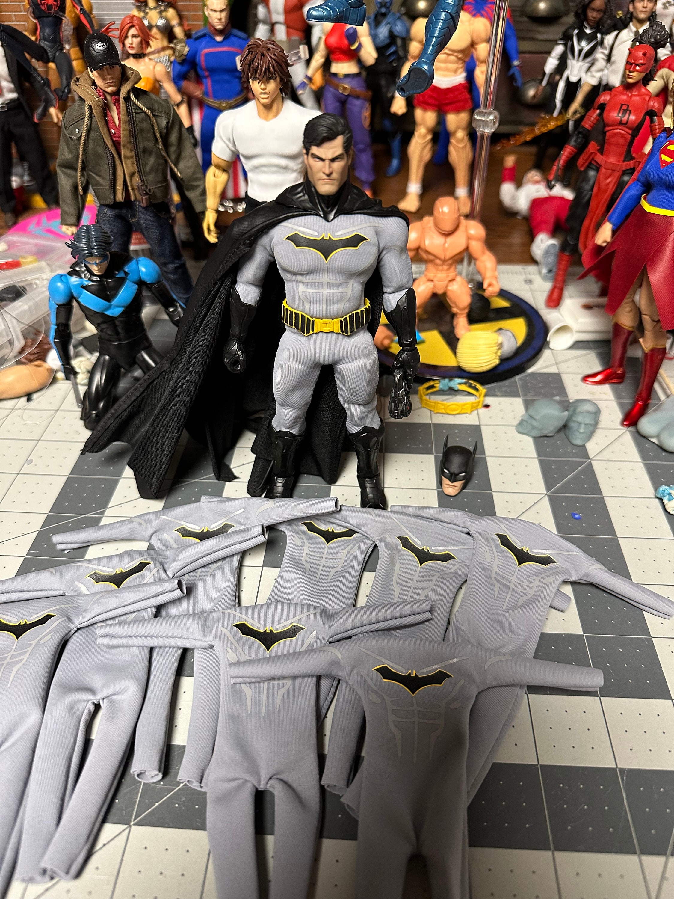 1/12 Rebirth Batman Suit Only , No Cape - Etsy