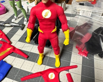 1/12 flash suit only fits 6inch figure