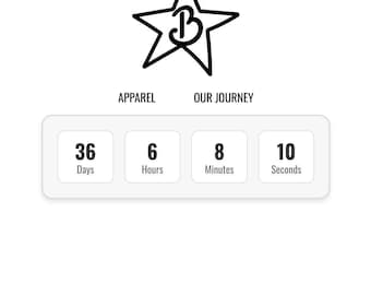 Widget de compte à rebours personnalisable | HTML, CSS et JavaScript réactifs | Shopify, optimisé pour les mobiles