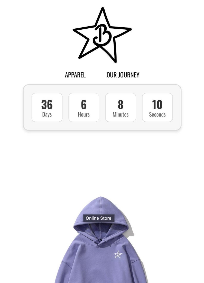 Customizable Countdown Timer Widget | Responsive HTML, CSS & JavaScript | Shopify , Mobile-Optimized image 1