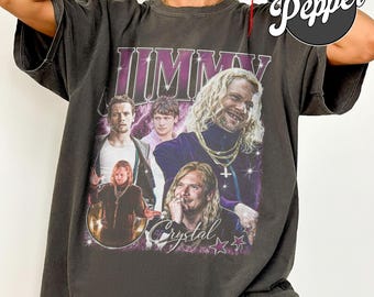 Koszulka retro z lat 90. w stylu bootleg rap Sir Lord Jimmy Crystal Comfort Colors