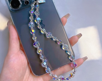 Phone Charm Strap, Phone Strap, Beaded Phone Charm, Y2K Cute Phone Charm Strap, Phone Strap, Beaded Phone Charm, Y2K Cute