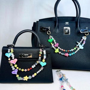 Mini dije para bolso personalizable, lindo dije para bolso con forma de corazón de caramelo, dije para bolso con piedra lunar/estrella natural colorida, etiqueta para bolso con cuentas con nombre Y2k, regalo para ella