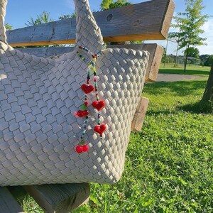 Beaded Purse - Cherry