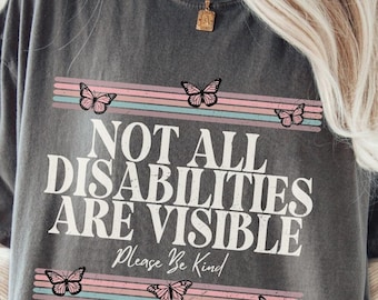 Hidden Disability Shirt Pots Syndrome Pots Shirt Spoonie Chronic Illness Invisible Illness Eds Mental Health Dysautonomia Shirt Fibromyalgia