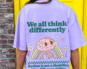 Autism Shirt Neurodiversity Shirt Rbt Shirts Bcba Adhd Shirt Neurodivergent Autism Mom Gift Shirt Autism Shirt Autism Awareness Shirt