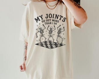 Camiseta divertida y sarcástica de EDS Camiseta de esqueleto bailando Camiseta de hipermovilidad Camiseta de disautonomía EDS Camiseta de discapacidad oculta Camiseta de día de brote Camiseta de Ehlers-Danlos