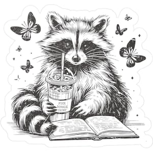 Anti Trump Sticker Subtle Fuck Trump Sticker Fuck Donald Trump Trump Sucks Raccoon Sticker Political Anti Trump Gift Never Trump Sticker image 1