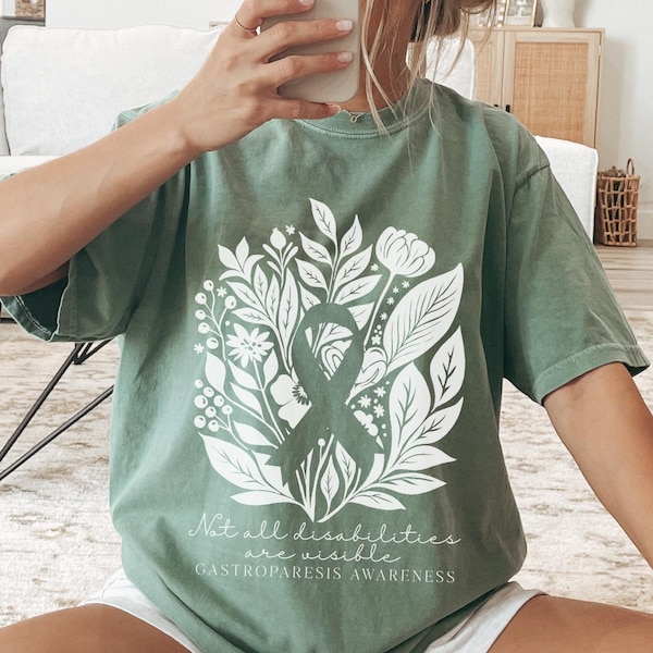 Gastroparesis Shirt Gastroparesis Awareness Chronic Illness Invisible Illness Hidden Disability Disability Shirt Chronic Pain Broken Body