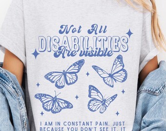Hidden Disability Shirt Pots Syndrome Pots Shirt Spoonie Chronic Illness Invisible Illness Eds Mental Health Dysautonomia Shirt Fibromyalgia