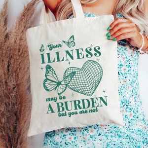 Pots Syndrome Tote Bag Small Pots Tote Bag Survivor Spoonie Dysautonomia Chronic Illness Hidden Disability Ehlers Danlos Flare Day Eds