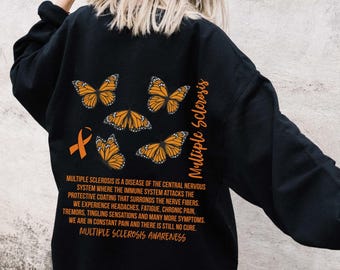 Multiple Sclerosis Sweatshirt Spoonie Hidden Disability Sweatshirt Invisible Illness Disability Shirt MS Warrior Strong Autoimmune Disease