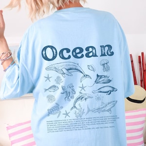 Protect Our Oceans Shirt Shark Shirt Coconut Girl Ocean Inspired Style Whale Shark Hoodie Beach Shirt Ocean Beach Hoodie Preppy Hoodie