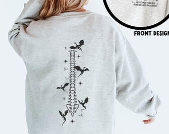 Owner Of An Enchanted Spine Sweater Ankylosing Spondylitis Spine Surgery Sweater Autoimmune Chronic Spine Disease Gift Spinal Fusion