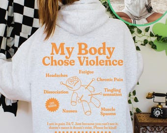 CRPS hoodie met rits Crps Awareness Crps-sweater Crps dameshoodie zeldzame ziekte chronische ziekte Spoonie verborgen handicap hoodie Flare Day