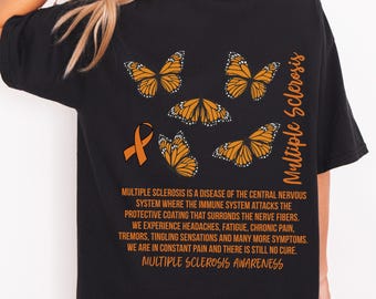 Multiple Sclerosis Awareness Shirt Spoonie Shirt Chronic Illness Invisible Illness Snowflake Disease Sweater MS Warrior MS Awareness Shirt