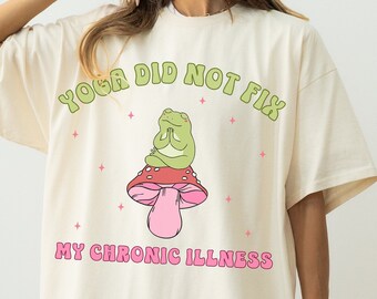 Pots Syndrome Shirt Chronic Illness Invisible Illness Frog Shirt Eds Fibromyalgia Pots Spoonie Shirt Spoonie Hidden Disability Ehlers Danlos