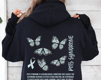 Pots Syndrome Hoodie Pots Syndrome Awareness Pots Syndrome Dysautonomia Eds Flare Day Spoonie Pots Shirt Chronic Illness Rare Disease Shirt