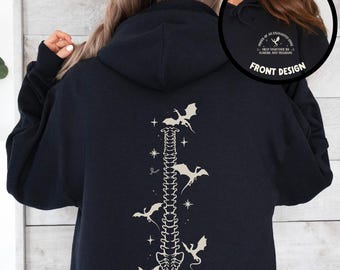 Owner Of An Enchanted Spine Hoodie Ankylosing Spondylitis Spine Surgery Hoodie Autoimmune Chronic Spine Disease Gift Spinal Fusion Flare Day