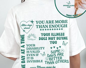 Pots Syndrome Chronic Illness Spoonie Spoonie Shirt Invisible Illness Hidden Disability Eds Dysautonomia Shirt Disability Shirt Fibromyalgia