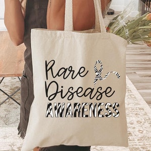 Disability Tote Bag Pots Syndrome Tote Bag Invisible Chronic Illness Rare Disease Tote Bag Lupus Eds Hidden Disability Tote Bag Fibromyalgia