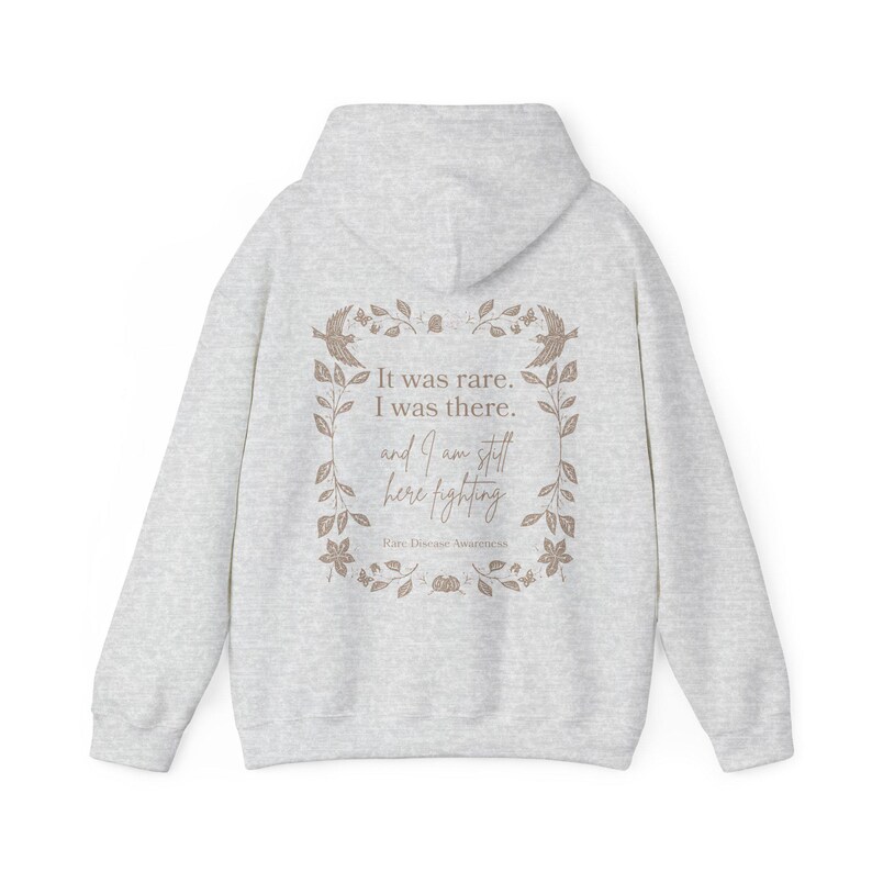Rare Disease Hoodie Chronic Illness Hoodie Hidden Disability Shirt Dysautonomia Shirt Pots Syndrome Fibromyalgia Lupus Endometriosis Eds Ash