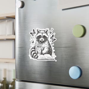 Anti Trump Sticker Subtle Fuck Trump Sticker Fuck Donald Trump Trump Sucks Raccoon Sticker Political Anti Trump Gift Never Trump Sticker 6" x 8"