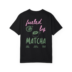 Matcha Shirt Tomato Girl Summer Matcha Lover Sweater Vegan Sweatshirt Japanese Sweatshirt Tea Sweatshirt Matcha Gift Matcha Lover Gift Black