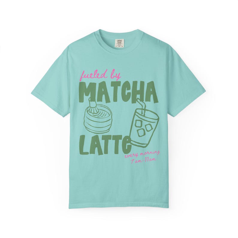 Matcha Shirt Matcha Lover Shirt Matcha Tshirt Matcha Latte T Shirt Matcha Club Shirt Matcha Tomato Girl Matcha Apparel Matcha Lover Gift Chalky Mint