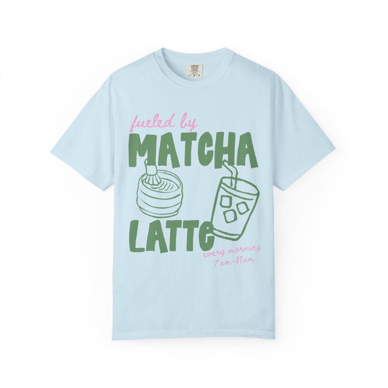 Matcha Shirt Matcha Lover Shirt Matcha Tshirt Matcha Latte T Shirt Matcha Club Shirt Matcha Tomato Girl Matcha Apparel Matcha Lover Gift Chambray