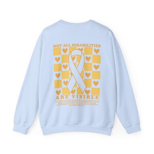 Endometriosis Sweatshirt Endo Strong Endo Warrior Sweatshirt Rare Disease Sweatshirt Spoonie Chronic Illness Flare Day Endo Awareness Light Blue