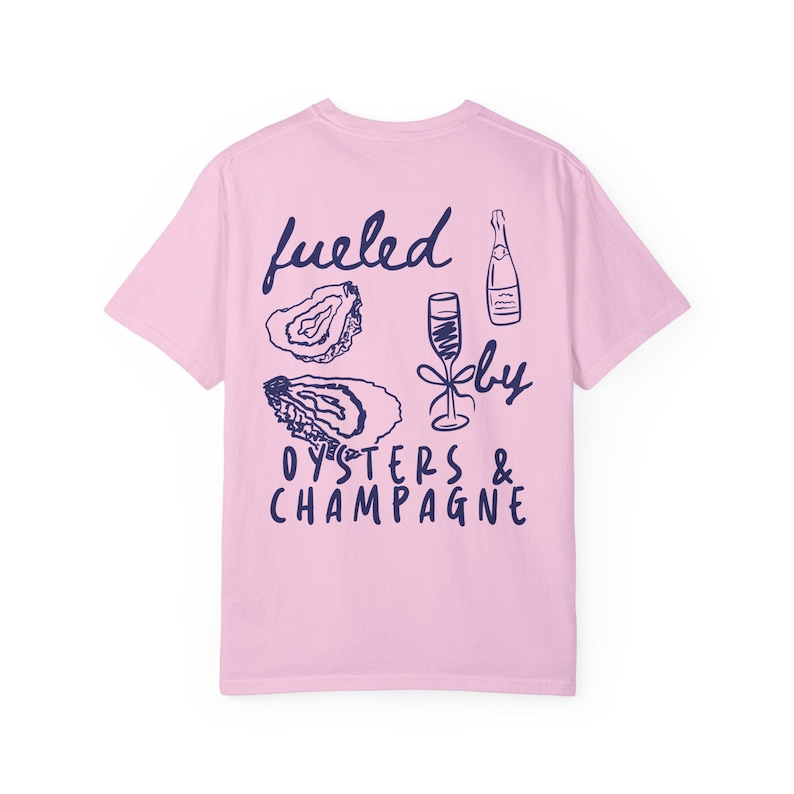 Camisa de ostras Camisa de ostras de Maine Camisa de champán Suéter de ostras Estilo inspirado en el océano Camisa de Cape Cod Estética costera Chica tomate Verano Blossom
