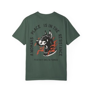 FDT Shirt Subtiler Fick Donald Trump Shirt Trump saugt Dobermann Shirt Politisches Anti-Trumpf-Shirt Niemals Trumpf-Shirt Anti-Trumpf-Geschenk Blue Spruce