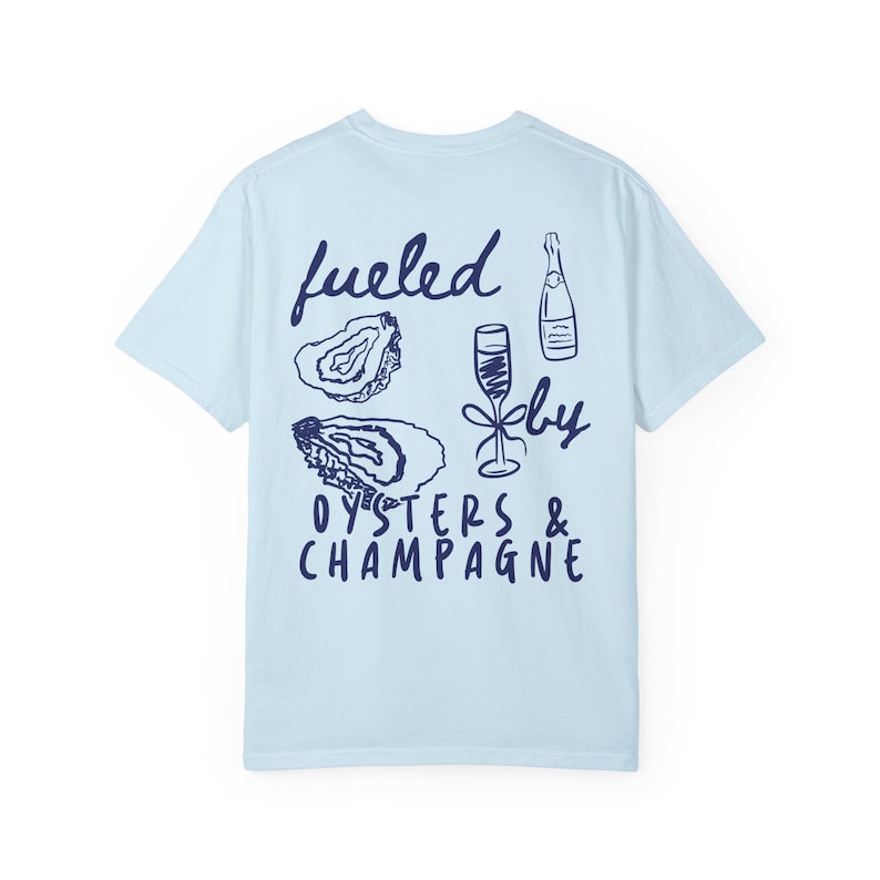 Camisa de ostras Camisa de ostras de Maine Camisa de champán Suéter de ostras Estilo inspirado en el océano Camisa de Cape Cod Estética costera Chica tomate Verano Chambray