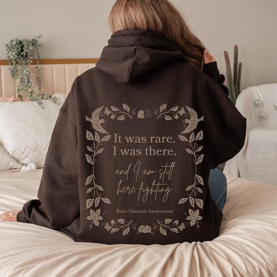 Rare Disease Hoodie Chronic Illness Hoodie Hidden Disability Shirt Dysautonomia Shirt Pots Syndrome Fibromyalgia Lupus Endometriosis Eds