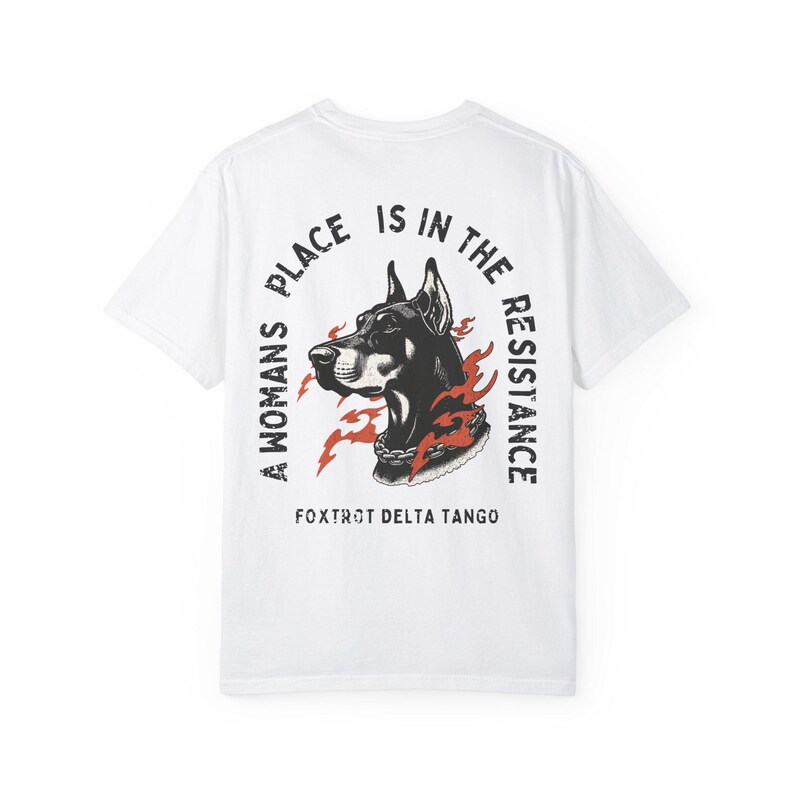 FDT Shirt Subtiler Fick Donald Trump Shirt Trump saugt Dobermann Shirt Politisches Anti-Trumpf-Shirt Niemals Trumpf-Shirt Anti-Trumpf-Geschenk White