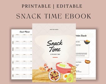 High Protein Snack Recipes, Weight Loss Food List (Digital Recipe Book)