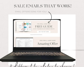 Modelli di email Mailchimp per piccole imprese (download digitale)
