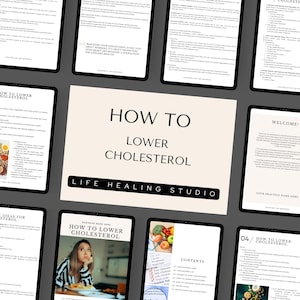 Cholesterol Lowering Food List Chart to Lower LDL, Low Cholesterol Foods Low Cholesterol Diet Cheat Sheet Foods to Eat & Avoid Printable PDF