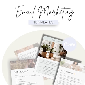 Editable Email Template Welcome Email Template Newsletter for Sales Master Resell Rights Marketing Kits Email
