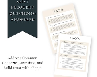GLP-1 FAQ Canva Template | Semaglutide Guide l Tirzepatide Guide l  Weight Loss flyers l weight loss marketing l semaglutide bundle glp 1