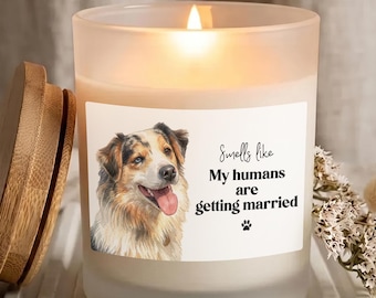 Smells like my parents are getting married candle, Custom Engagement Pet Candle, engagement party decor, Engagement Gifts