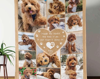 Personalized Pet Memorial Blanket, Pet Memorial Gift, Loss of Pet Gift, Dog Remembrance Gift, Custom Dog Blanket, Loss of Pet Keepsake