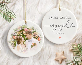 Custom Married Ornament,Personalized Wedding Gift,Anniversary Newlywed Gift,Our First Christmas As Mr & Mrs,First Christmas Married Ornament