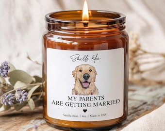 Personalized Engagement Candle, Custom Engagement Pet Candle Gift, Custom Engagement Party Decor Candle, Engagement Gifts