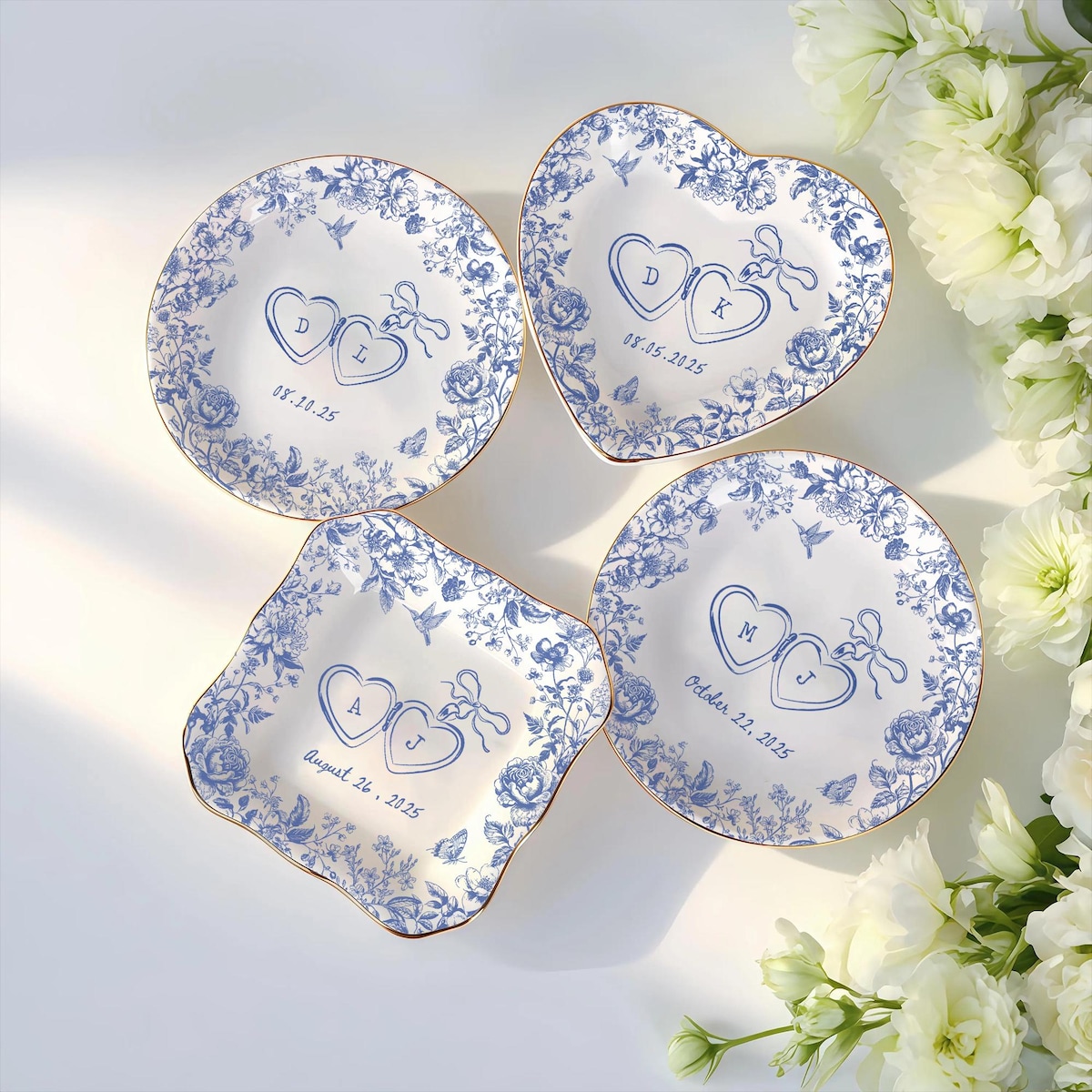 Custom Engagement Ring Dish, Personalized Wedding Ring Dish, Engagement Gifts, Gift for Bride - Etsy